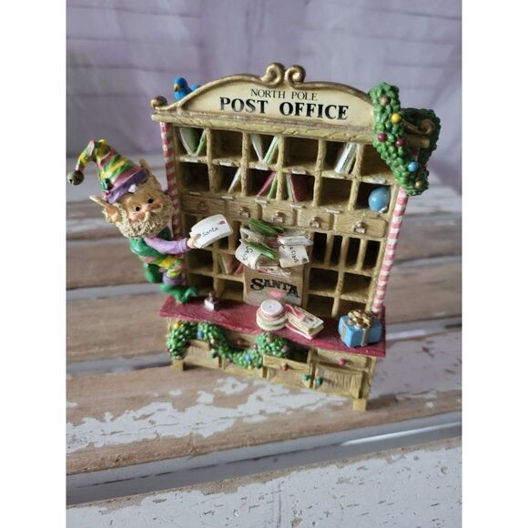 Enesco cubby cabinet mail Sandi zimnicki vintage village figure - Picture 1 of 10